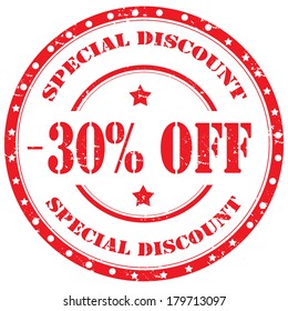 Grunge rubber stamp with text Special Discount,vector illustration