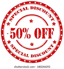 Grunge rubber stamp with text Special Discount,vector illustration