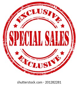 Grunge rubber stamp with text Special Sales,vector illustration