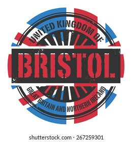 Grunge rubber stamp with the text United Kingdom, Bristol, vector illustration