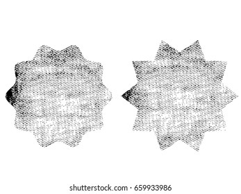Grunge rubber Stamp texture, Circles. Banners, Insignias , Logos, Icons, Labels . vector distress design element. blank shape.