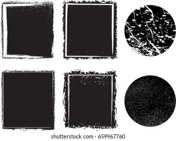 Grunge rubber Stamp texture, Circles. Banners, Insignias , Logos, Icons, Labels . vector distress design element. blank shape.