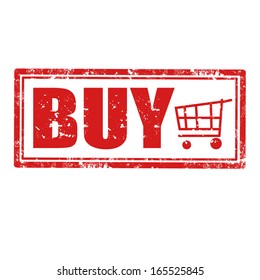 Grunge rubber stamp with word Buy,vector illustration