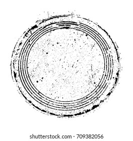 Grunge rubber stamp.Vector distress round stamp.