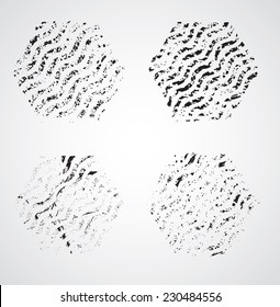 Grunge Rubber Texture Stamp .  . Vector Illustration . 