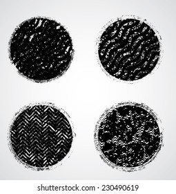 Grunge Rubber Texture Stamp  . Vector Illustration .