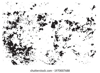 Grunge Rusty Metal Surface Background Isolated on White
