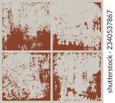 Grunge rusty metal texture background vector illustration