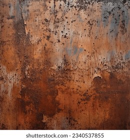 Grunge rusty metal texture background vector illustration