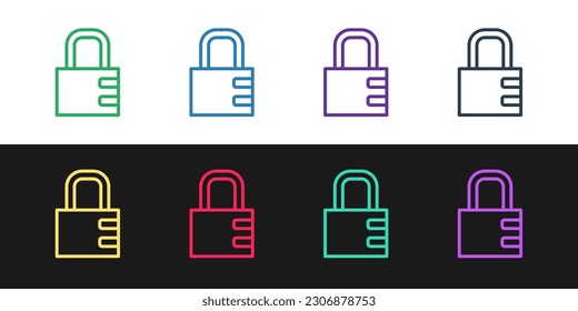 Grunge Safe combination lock icon isolated on white background. Combination padlock. Security, safety, protection, password, privacy. Monochrome vintage drawing. Vector
