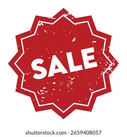 Grunge SALE badge icon vector