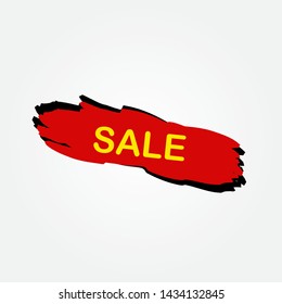 Grunge sale banner illustration, vector eps10