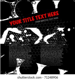 grunge sample text background