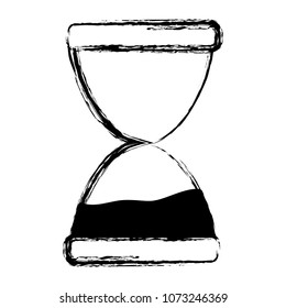 grunge sand hourglass countdown object time