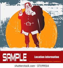 Grunge Santa