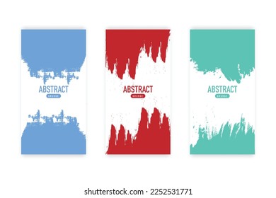 Diseño de textura de pincel de color de arañazos gruesos