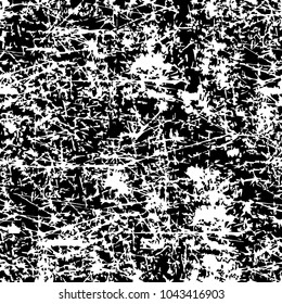 GRUNGE SCRATCH TEXTURE. DIRTY SEAMLESS VECTOR PATTERN