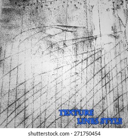 Grunge Scratch Texture. Distressed Stamp Vector Background.