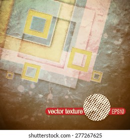 Grunge Scratch Texture. Vintage Stamp Vector Background.