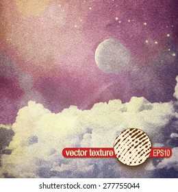 Grunge Scratch Texture. Vintage Stamp Vector Background.