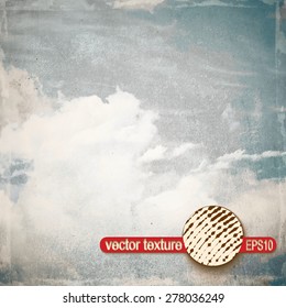 Grunge Scratch Texture. Vintage Stamp Vector Background.