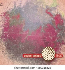 Grunge Scratch Texture. Vintage Stamp Vector Background.