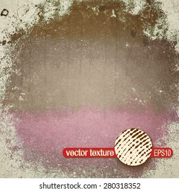Grunge Scratch Texture. Vintage Stamp Vector Background.