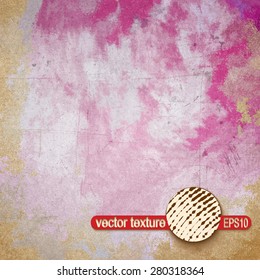 Grunge Scratch Texture. Vintage Stamp Vector Background.