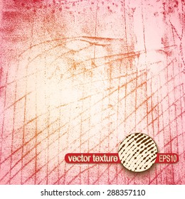 Grunge Scratch Texture. Vintage Stamp Vector Background
