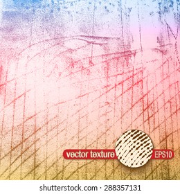 Grunge Scratch Texture. Vintage Stamp Vector Background