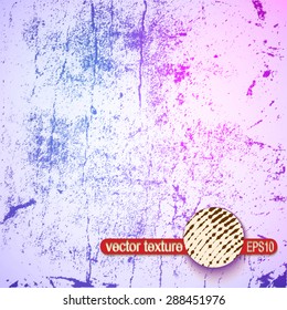 Grunge Scratch Texture. Vintage Stamp Vector Background