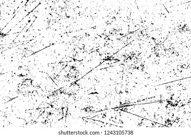 Grunge scratched surface with granularity, noise, scratches and dirty spots like billet or background. Vector illustration