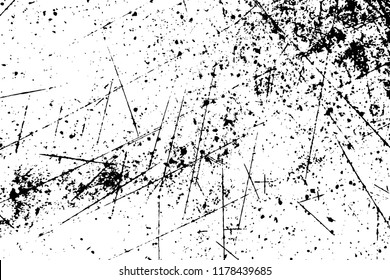 Grunge scratched surface with scratches and dirty spots like billet or background, EPS10 vector