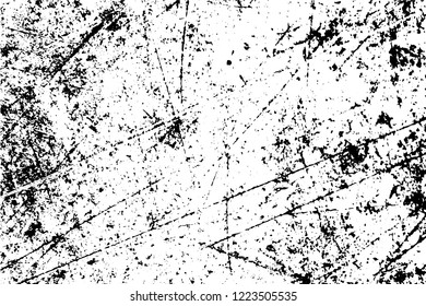 Grunge scratched surface with scratches and dirty spots like billet or background