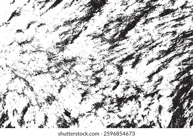 Grunge Scratched Texture in Black and White