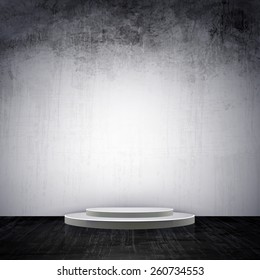 grunge scratching interior, vector background 