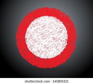 Grunge Scribble Background Vector Illustration