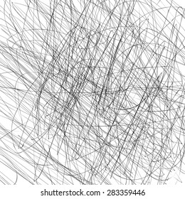 Grunge scribble overlay texture. EPS10 vector illustration.