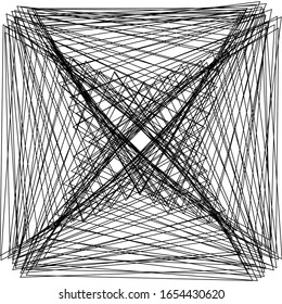 Grunge scribble overlay texture for your design. Vector illustration