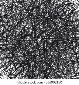 Grunge scribble texture for your design. Abstract work for your background. Vector illustration