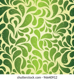 Grunge seamless background for St. Patrick's Day. EPS 8 vector illustration