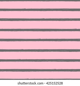 Grunge Seamless Grey Stripes On Pink