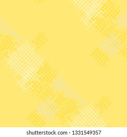 Grunge Seamless Lattice. Abstract Pattern. Modern Hand Drawn Texture with Shabby Crossing Lines. Colorful Vector Pattern for Chintz, Linen, Paper. Abstract Seamless Pattern.