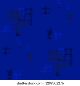 Grunge Seamless Mesh. Abstract Pattern. Trendy Hand Drawn Texture with Scratched Crossing Lines. Colorful Vector Pattern for Wallpaper, Print, Textile. Abstract Seamless Pattern.