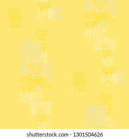 Grunge Seamless Mesh. Abstract Pattern. Retro Hand Drawn Texture with Scratched Crossing Lines. Colorful Vector Pattern for Wallpaper, Print, Cotton. Abstract Seamless Pattern.