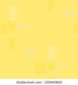 Grunge Seamless Mesh. Abstract Pattern. Vintage Hand Drawn Texture with Shabby Crossing Lines. Colorful Vector Pattern for Calico, Print, Textile. Abstract Seamless Pattern.