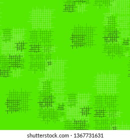 Grunge Seamless Mesh. Abstract Pattern. Retro Hand Drawn Texture with Scratched Crossing Lines. Colorful Vector Pattern for Dress, Curtain, Paper. Abstract Seamless Pattern.