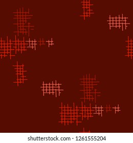Grunge Seamless Net. Abstract Pattern. Modern Hand Drawn Texture with Scratched Crossing Lines. Colorful Vector Pattern for Wallpaper, Print, Textile. Abstract Seamless Pattern.