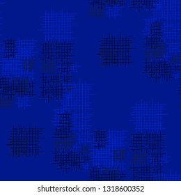 Grunge Seamless Net. Abstract Pattern. Modern Hand Drawn Texture with Shabby Crossing Lines. Colorful Vector Pattern for Fabric, Cloth, Textile. Abstract Seamless Pattern.