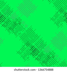 Grunge Seamless Net. Abstract Pattern. Vintage Hand Drawn Texture with Scratched Crossing Lines. Colorful Vector Pattern for Wallpaper, Fabric, Print. Abstract Seamless Pattern.